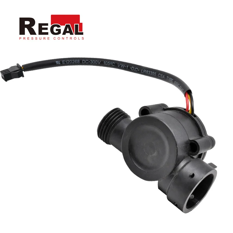 Hall Effect Water Flow Sensor 5 VDC G14 & Quickly Connect (5)