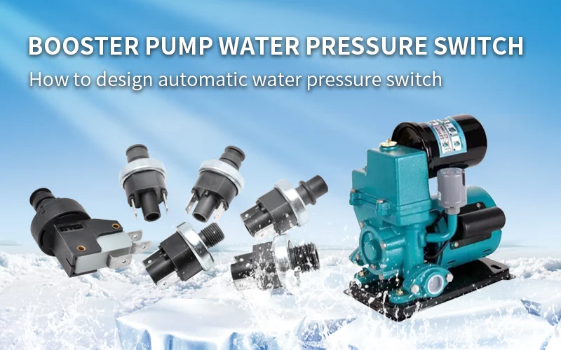 Booster pump water pressure switch