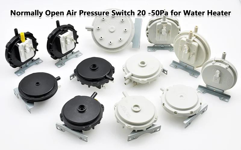 Normally open air pressure switch for water heater