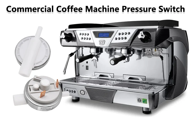 Pressure switch for fully automatic commercial coffee machines